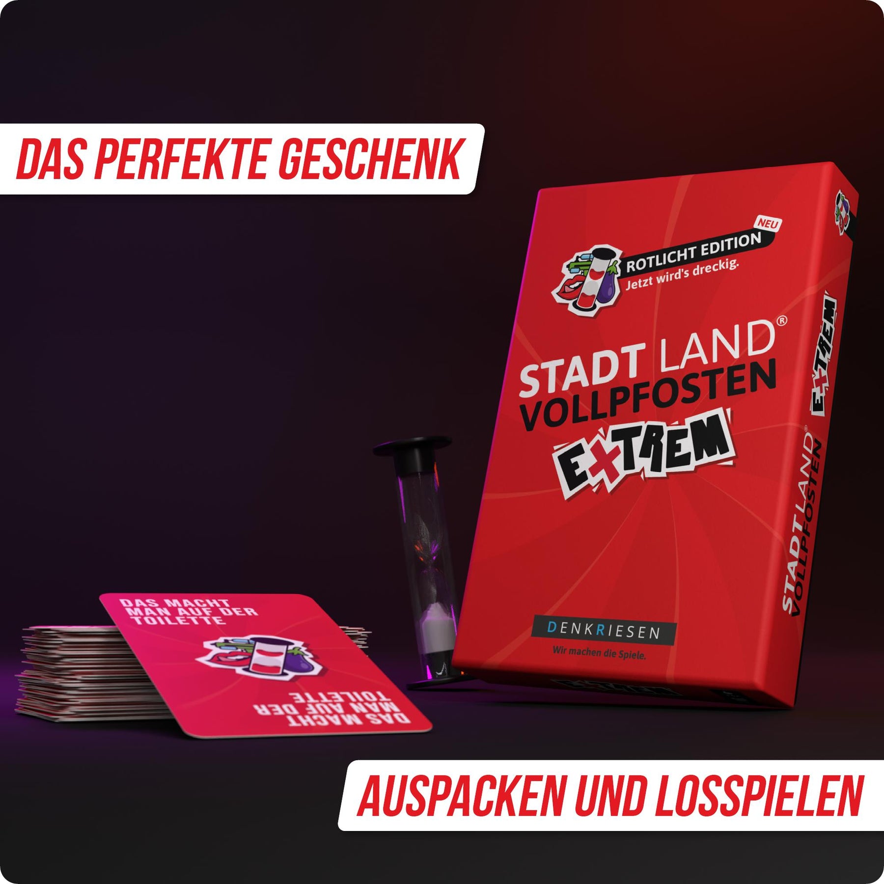 Stadt Land Vollpfosten® Extrem | Rotlicht Edition