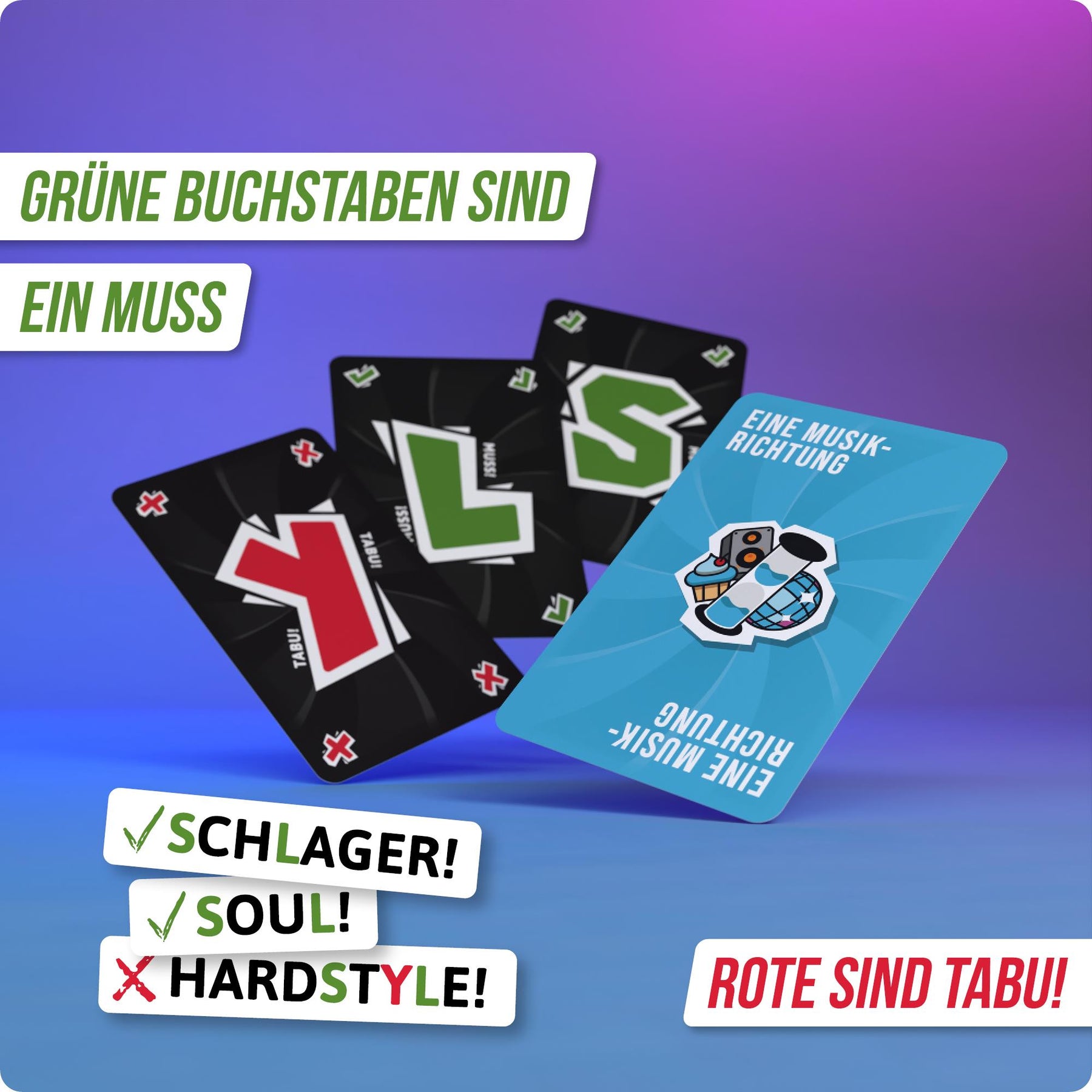 Stadt Land Vollpfosten® | Extrem - Party Edition