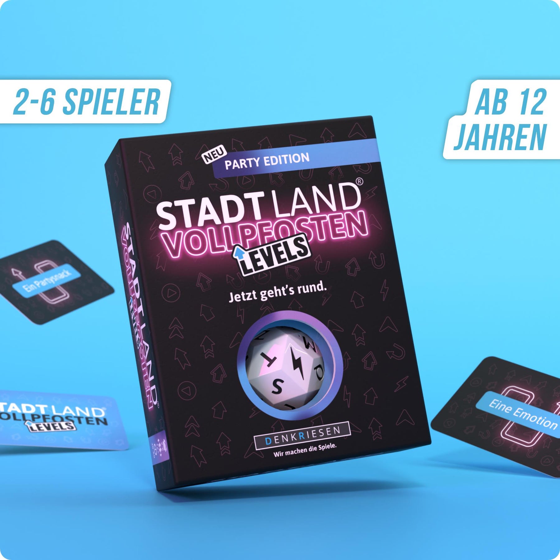 Stadt Land Vollpfosten® Levels | Party Edition