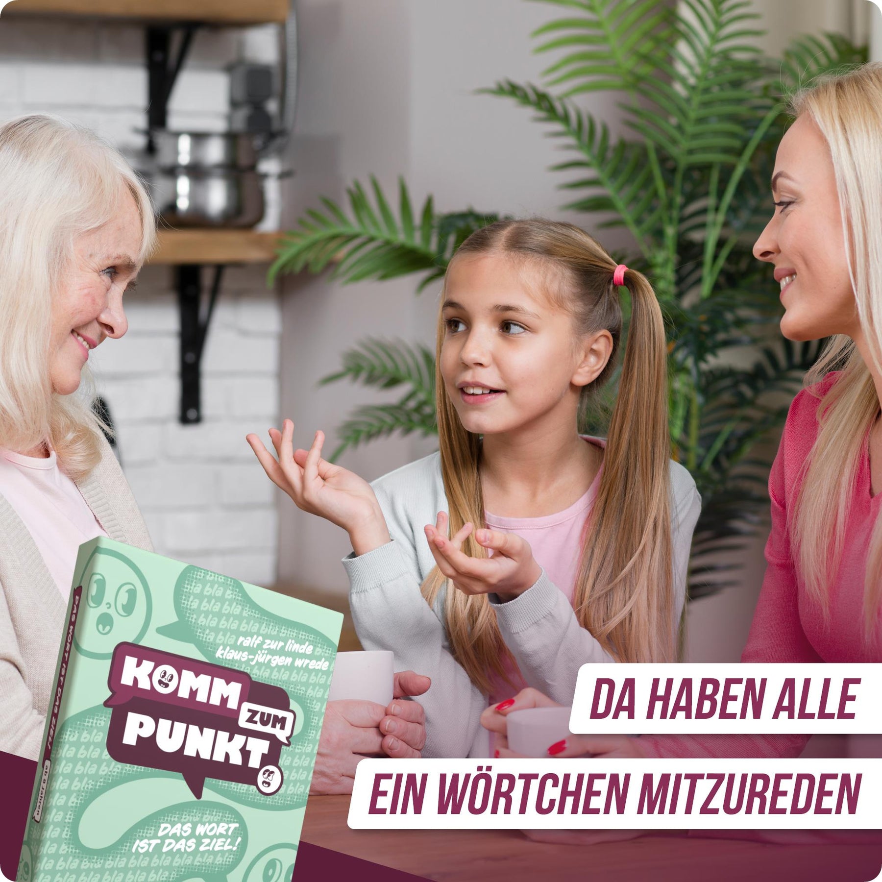 Komm zum Punkt.