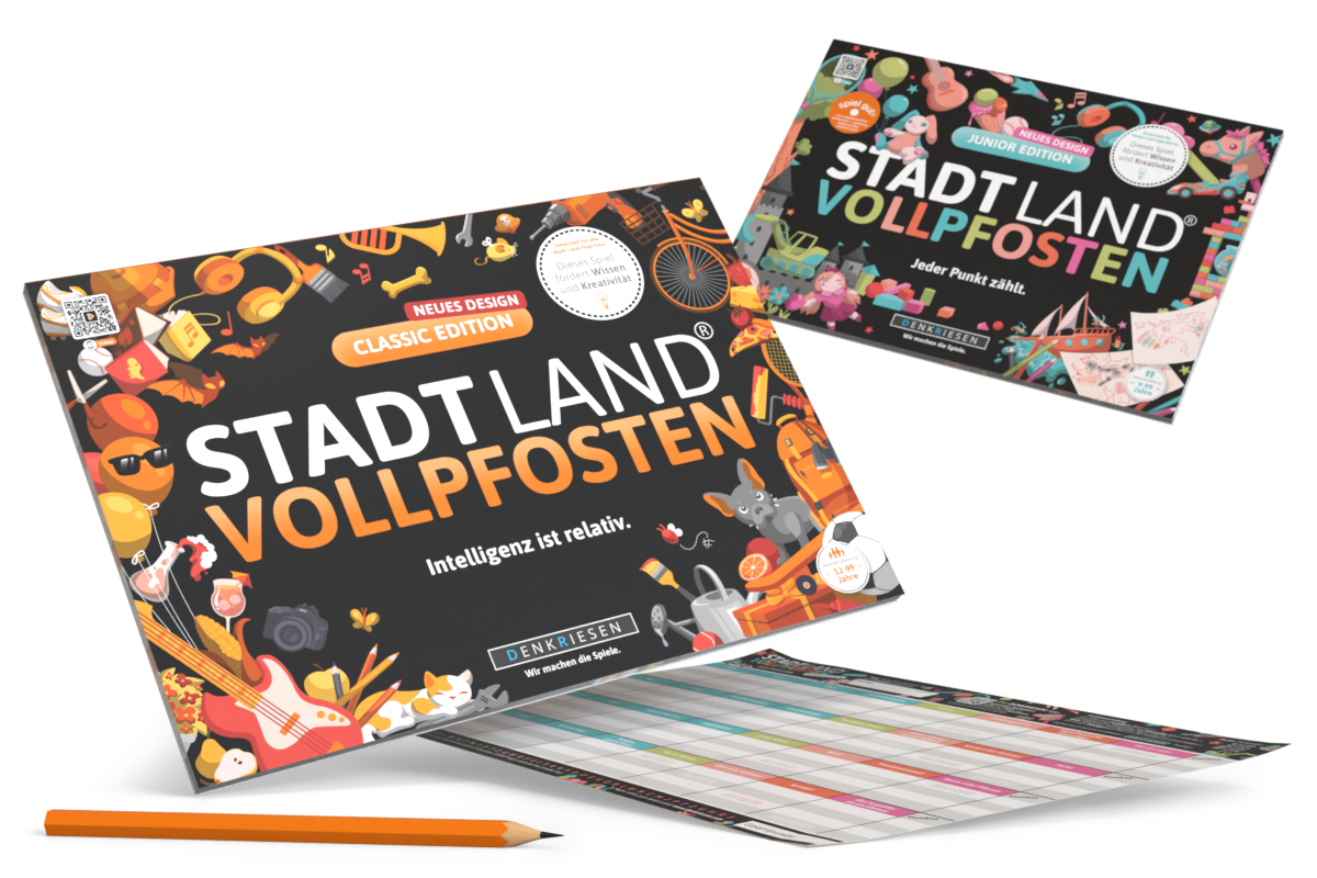 Stadt Land Vollpfosten Spielblöcke