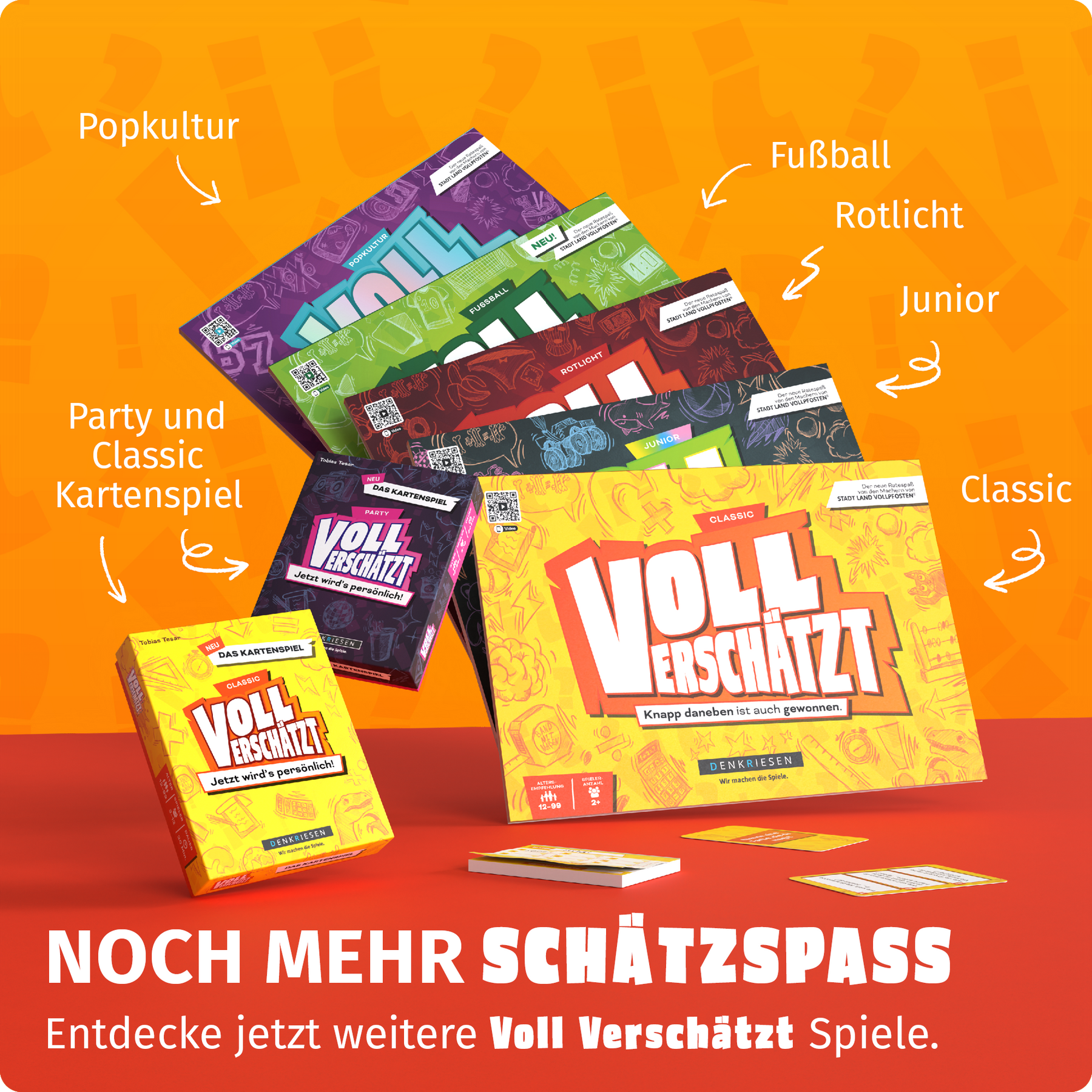 VOLL VERSCHÄTZT Kartenspiel | Classic Edition