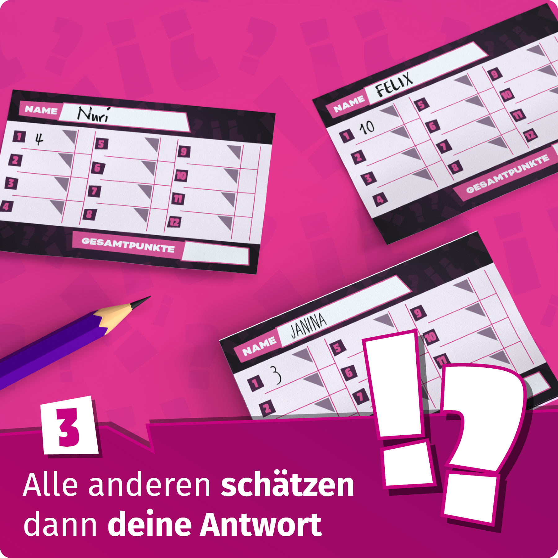 VOLL VERSCHÄTZT Kartenspiel | Party Edition
