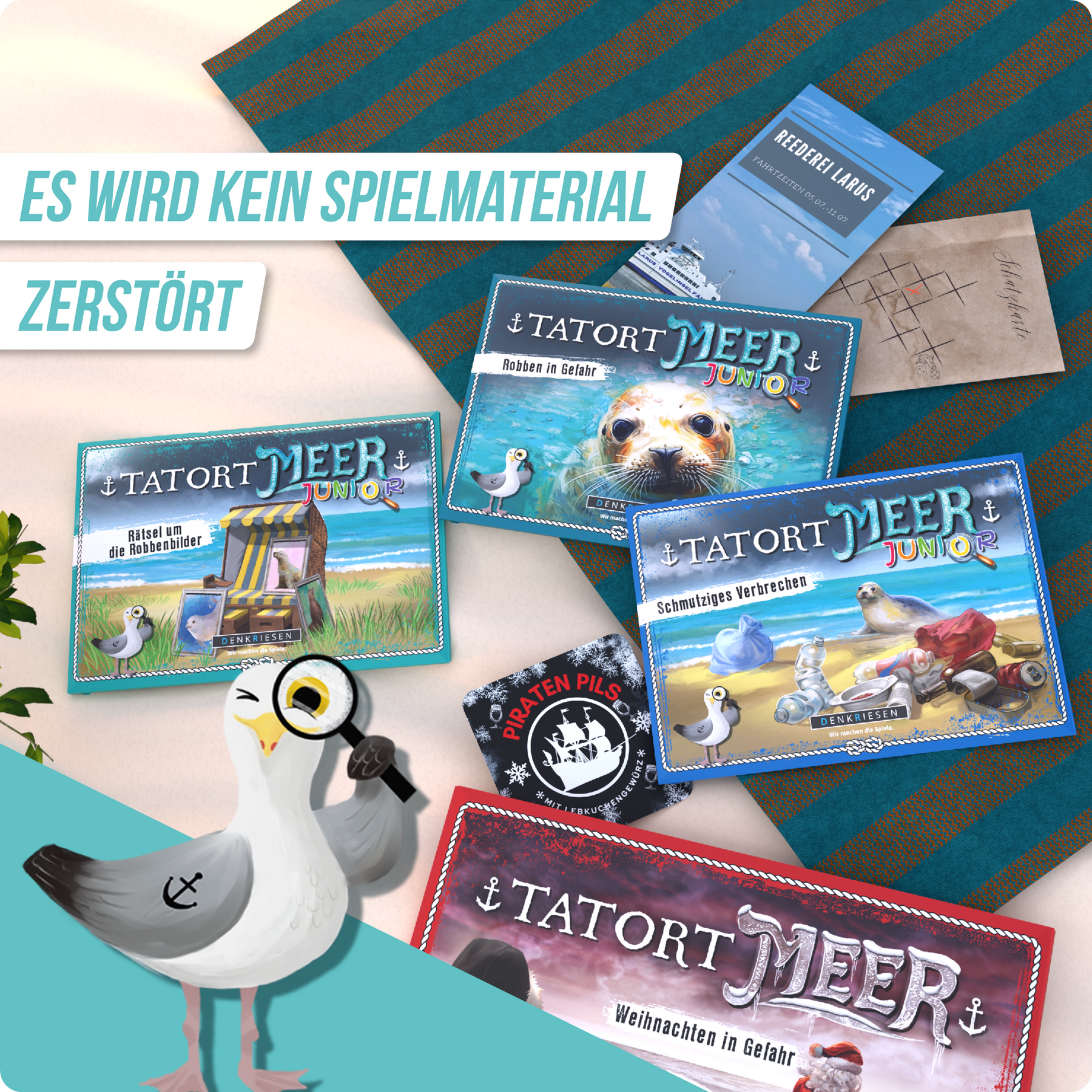 Spar-Set Tatort Meer | Möwe