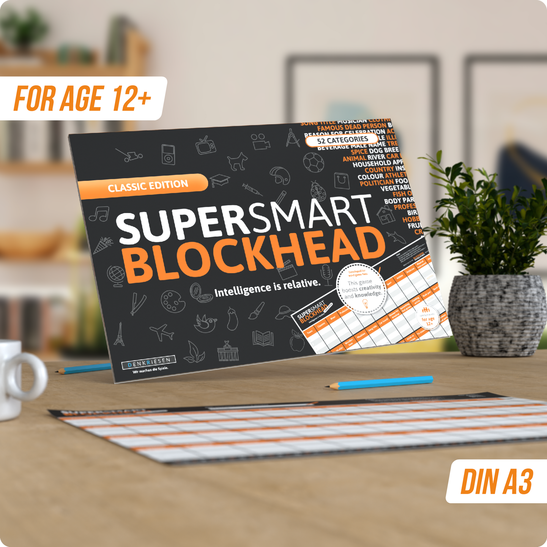 Super Smart Blockhead A3 Game Pad | English