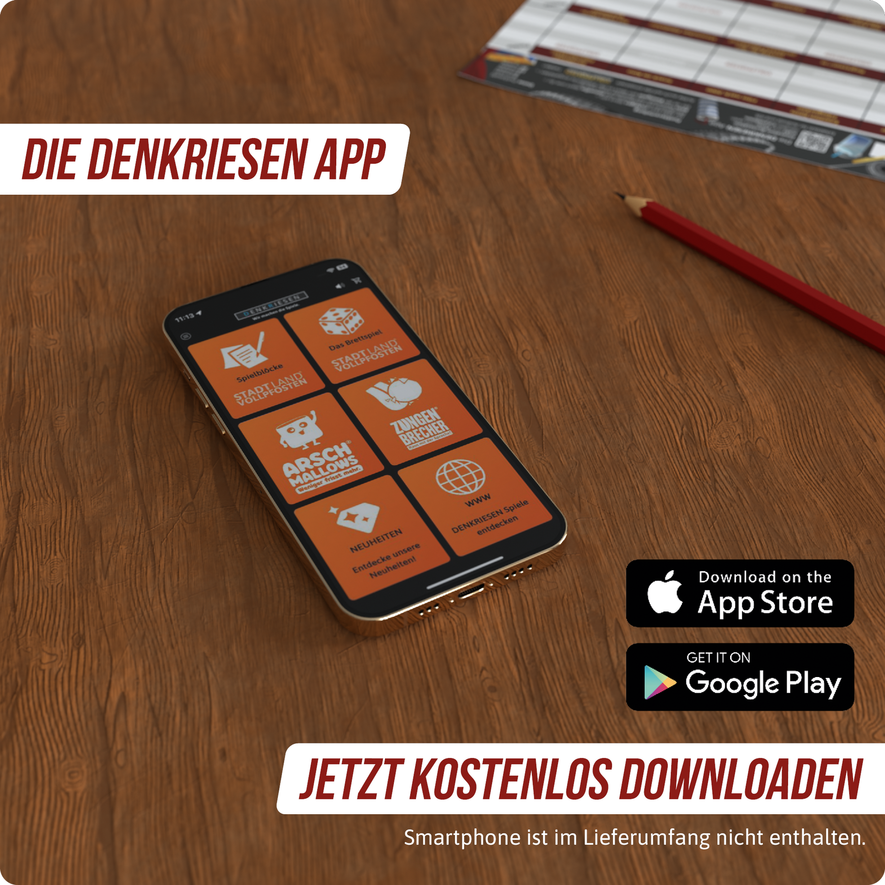Stadt Land Vollpfosten® Spielblock | Film Edition