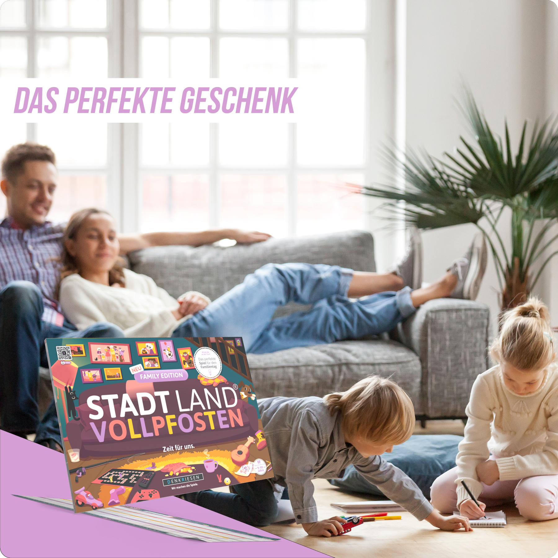 Stadt Land Vollpfosten® Spielblock | Family Edition