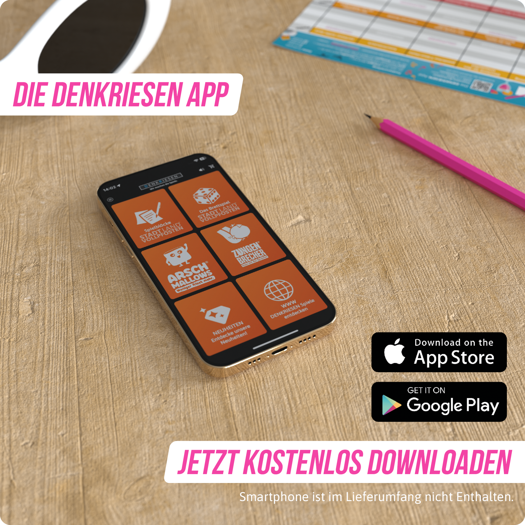 Stadt Land Vollpfosten® Spielblock | Mallorca Edition