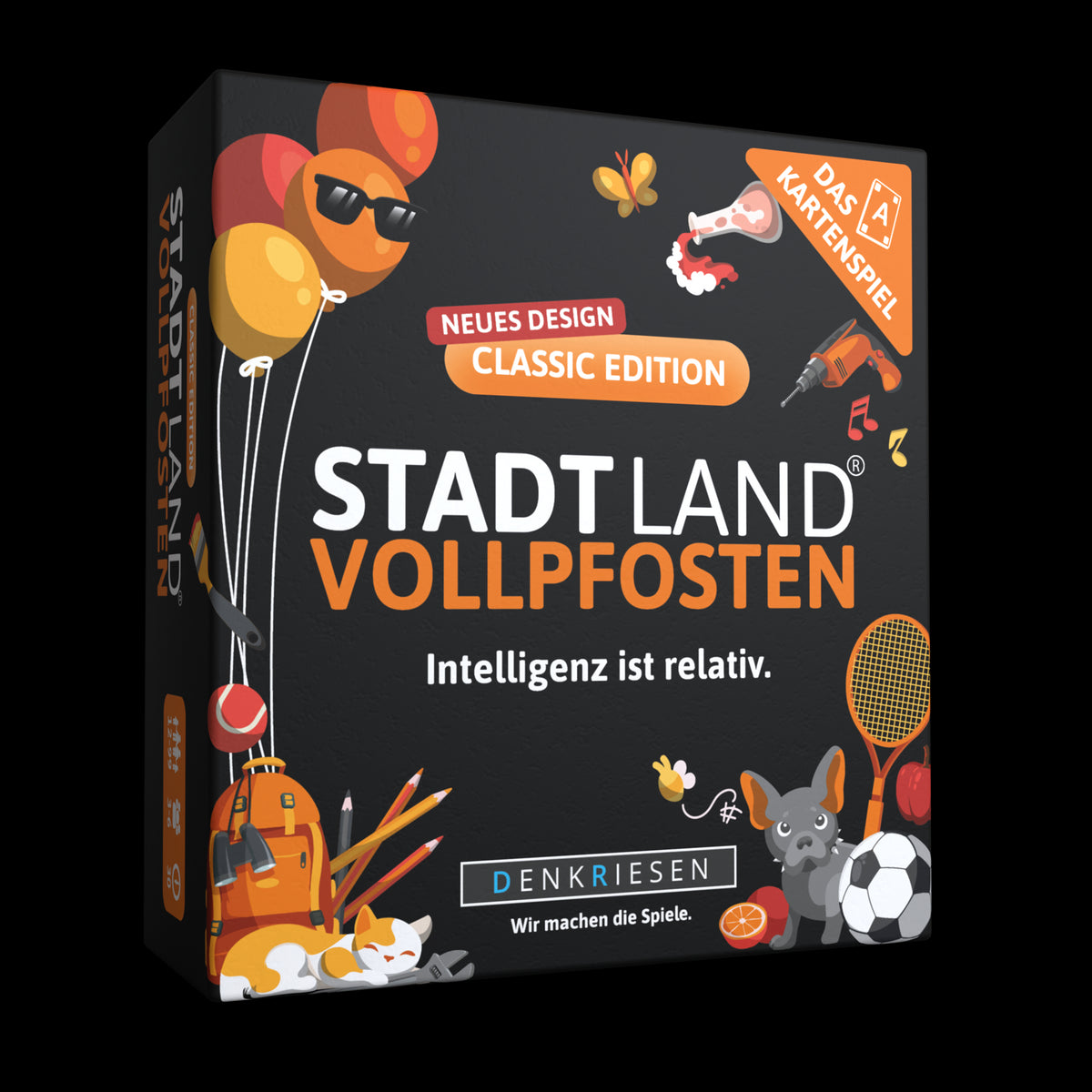 Stadt Land Vollpfosten® Kartenspiel | Classic Edition