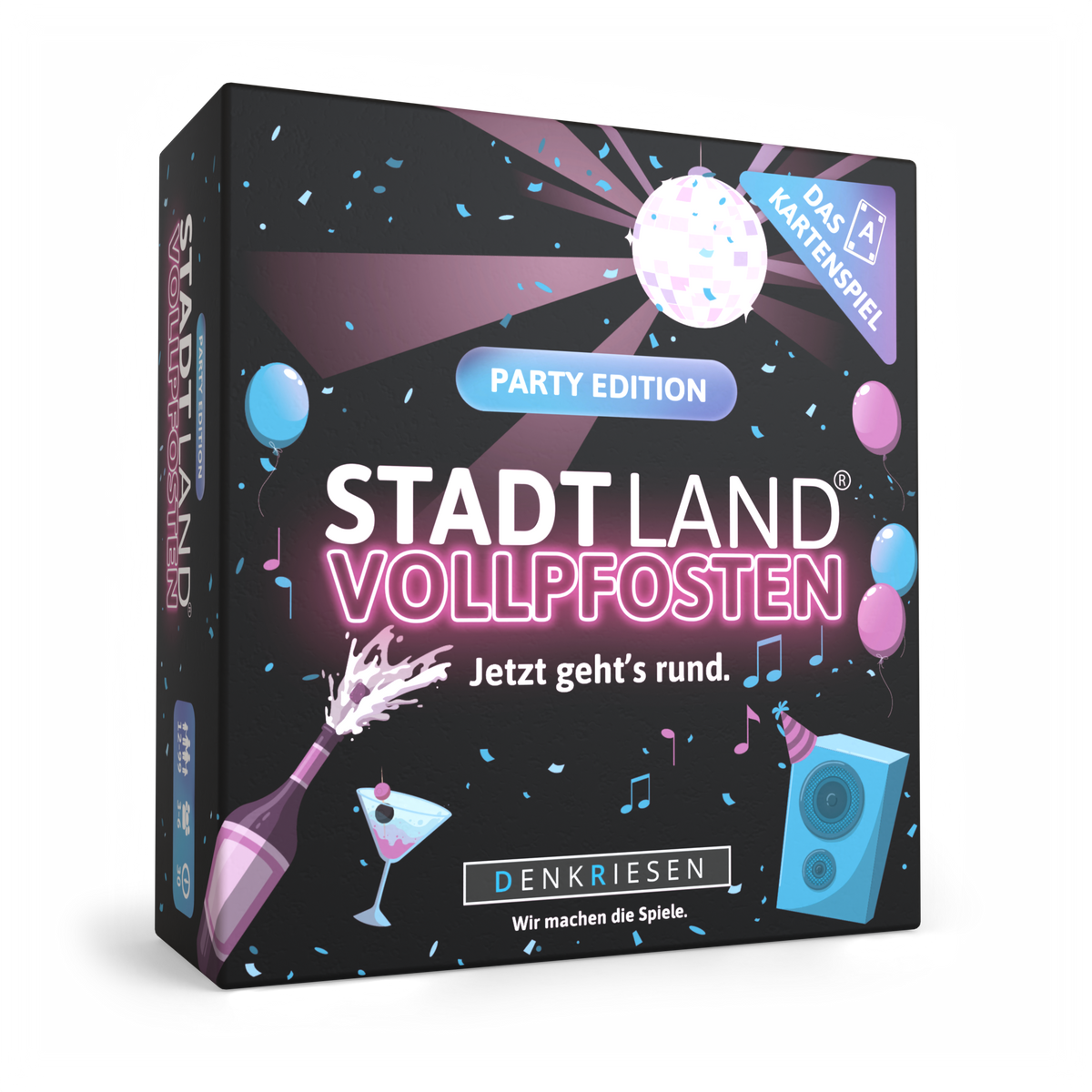 Stadt Land Vollpfosten® Kartenspiel | Party Edition