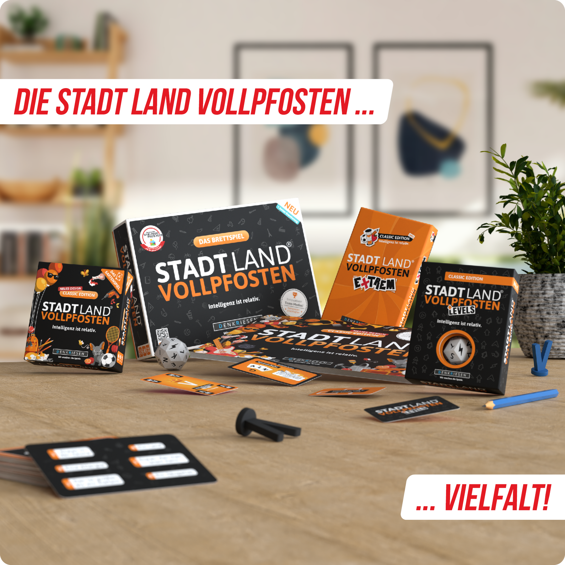 Stadt Land Vollpfosten® Das Brettspiel | Rotlicht Erweiterung
