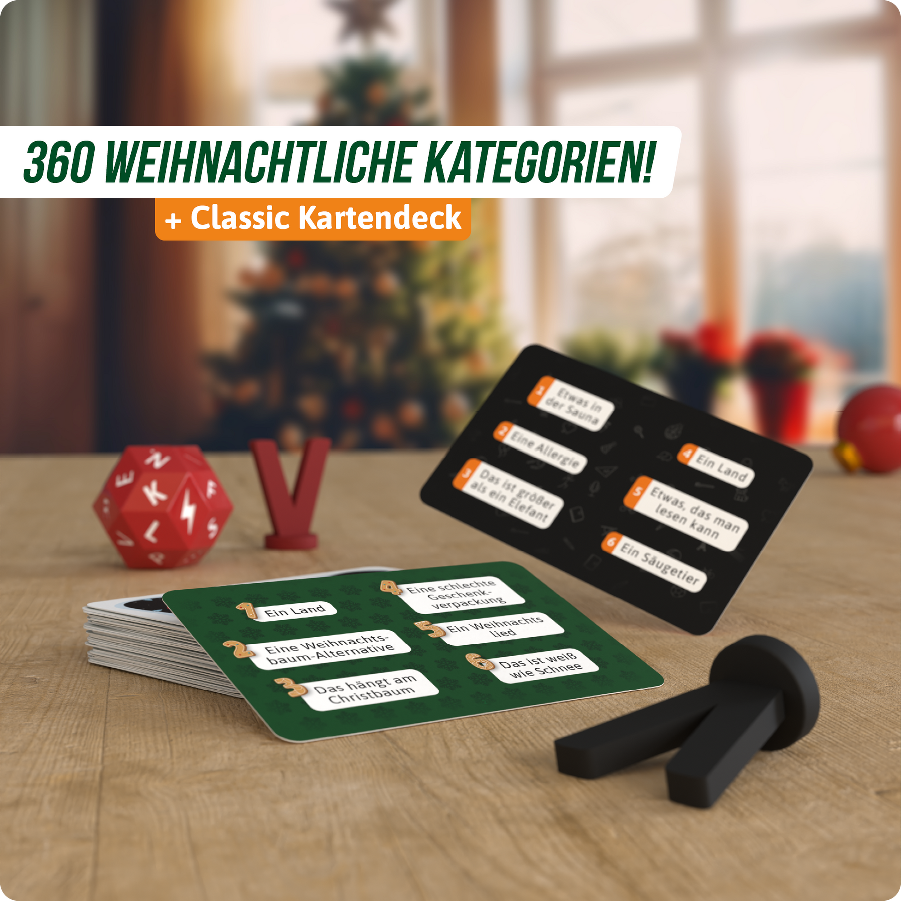 Stadt Land Vollpfosten® Das Brettspiel | Christmas Edition inkl. Classic Erweiterung