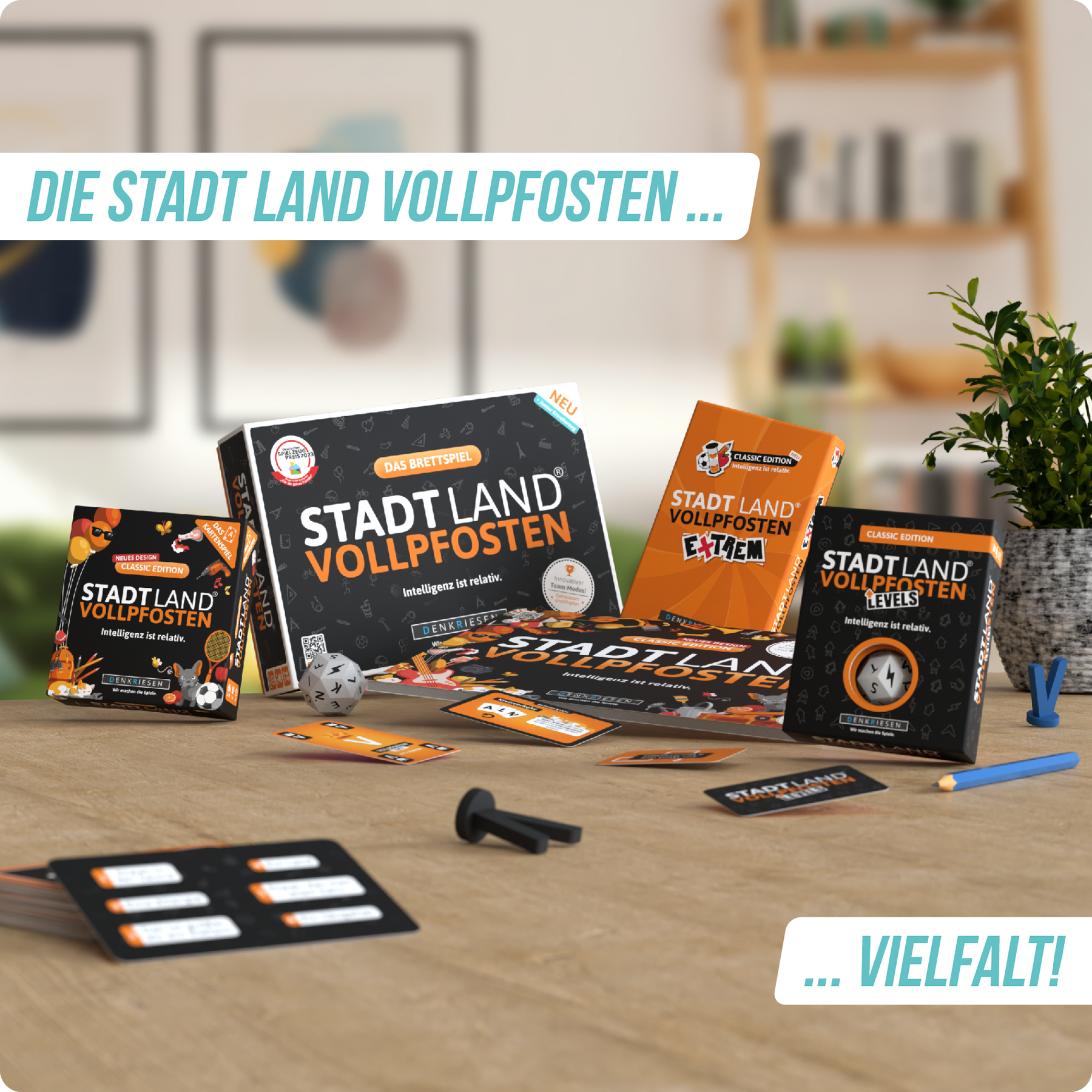 Stadt Land Vollpfosten® Levels | Junior Edition
