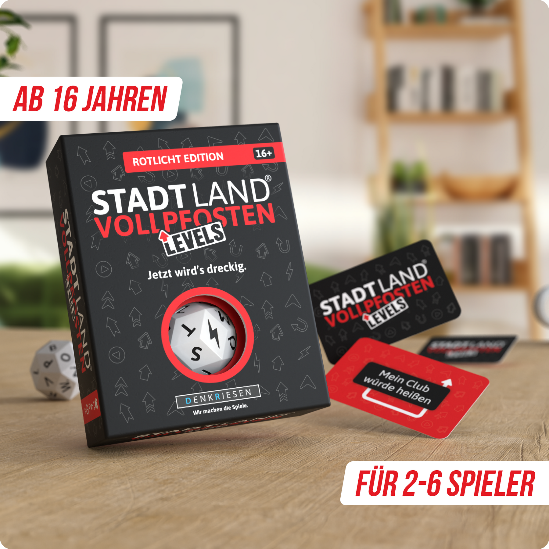 Stadt Land Vollpfosten® Levels | Rotlicht Edition