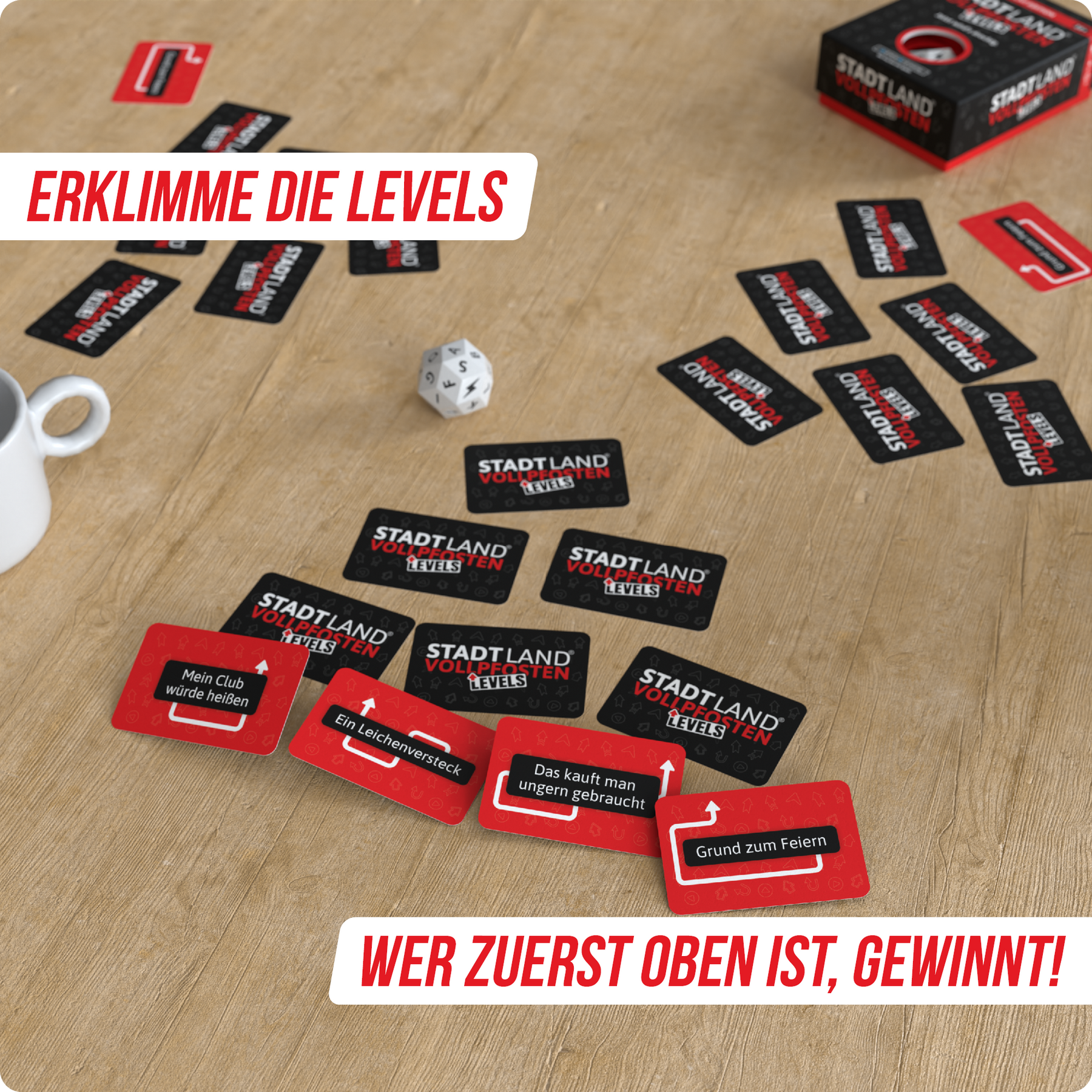 Stadt Land Vollpfosten® Levels | Rotlicht Edition