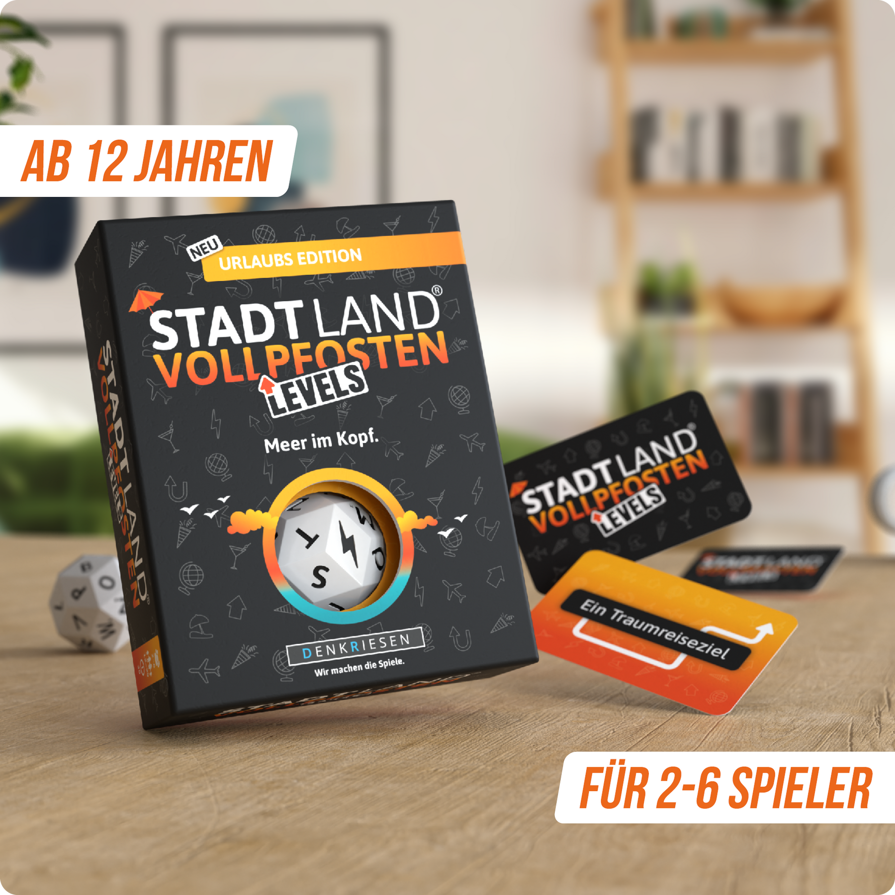 Stadt Land Vollpfosten® Levels | Urlaubs Edition