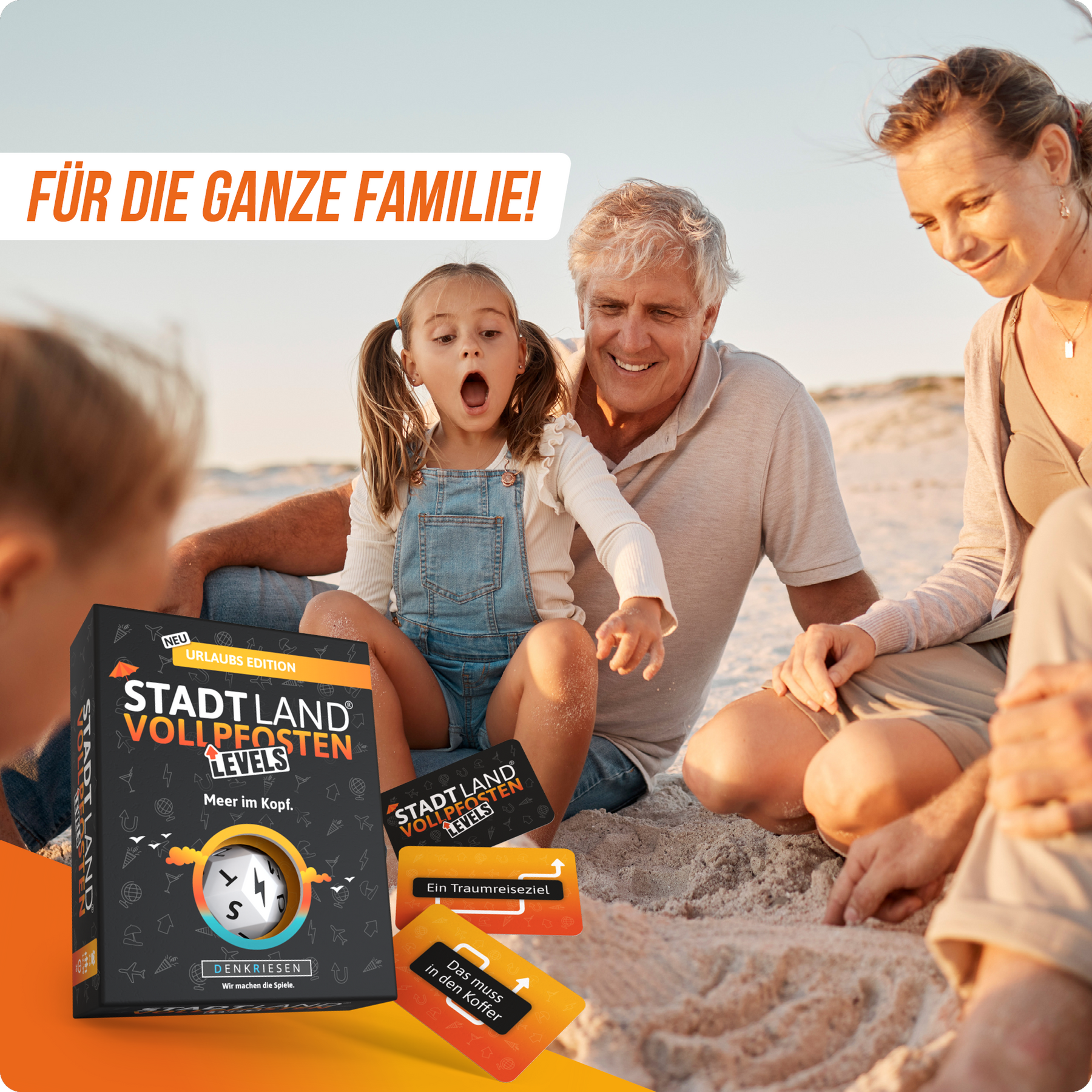 Stadt Land Vollpfosten® Levels | Urlaubs Edition