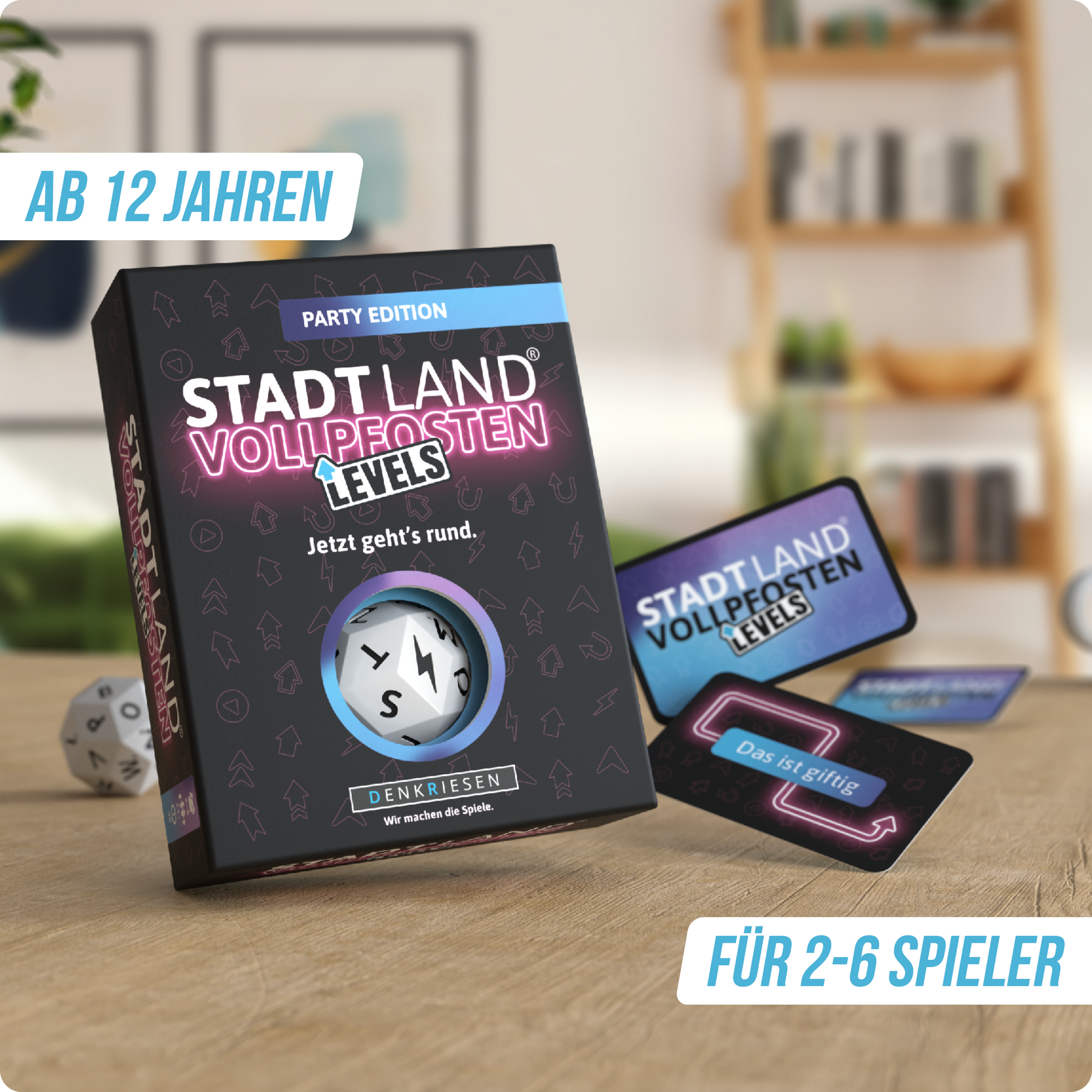 Stadt Land Vollpfosten® Levels | Party Edition