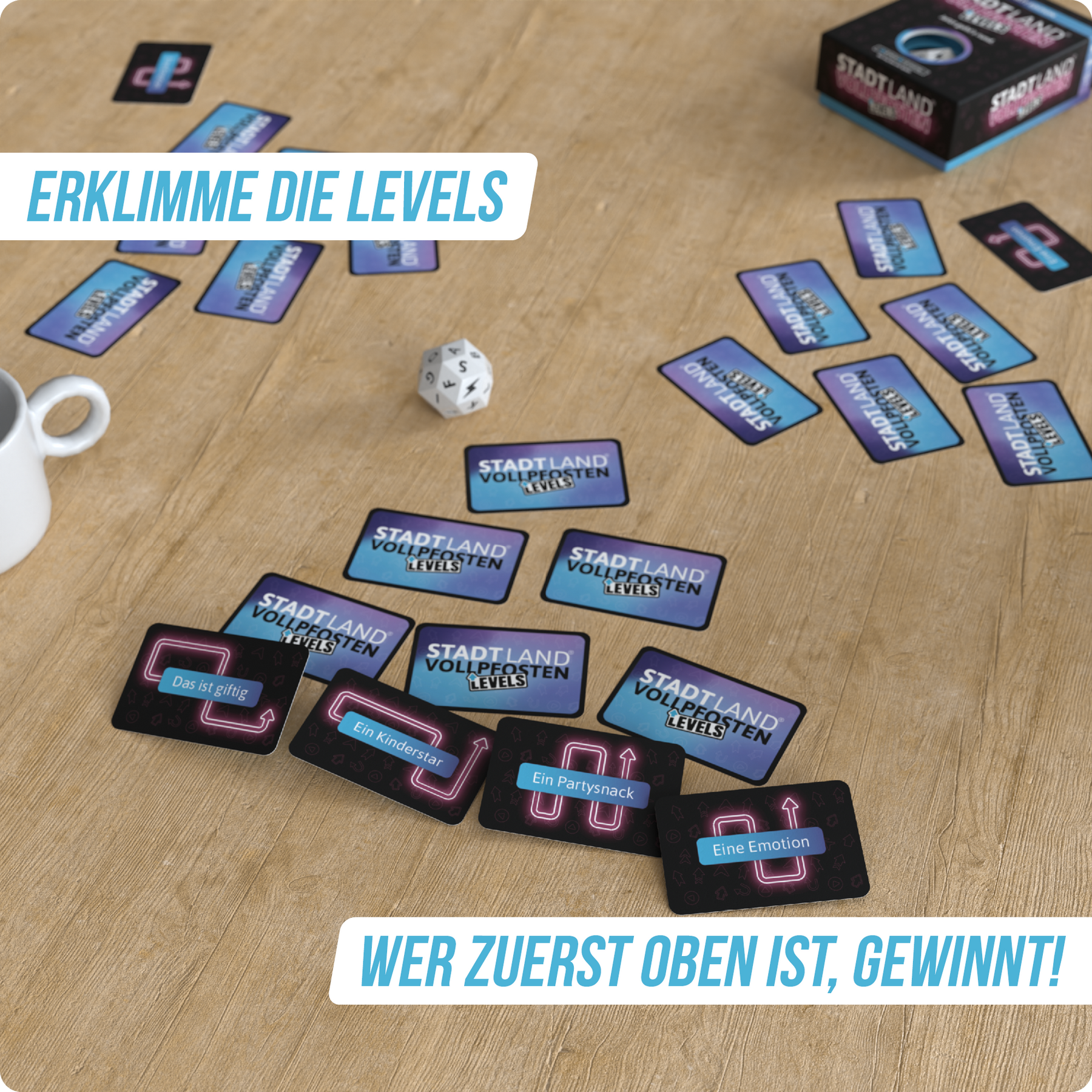 Stadt Land Vollpfosten® Levels | Party Edition