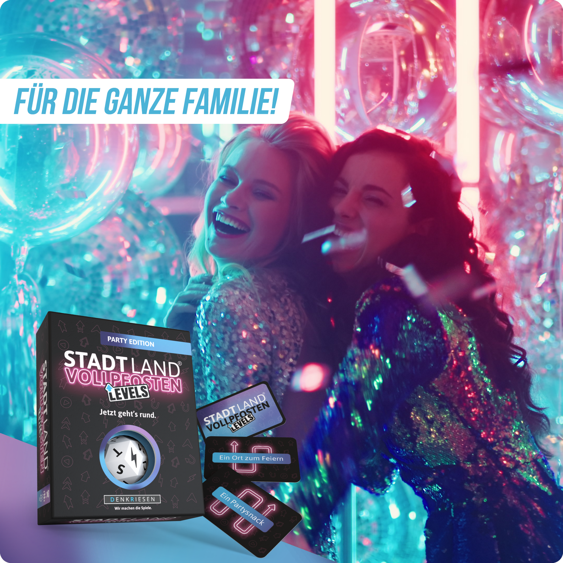 Stadt Land Vollpfosten® Levels | Party Edition