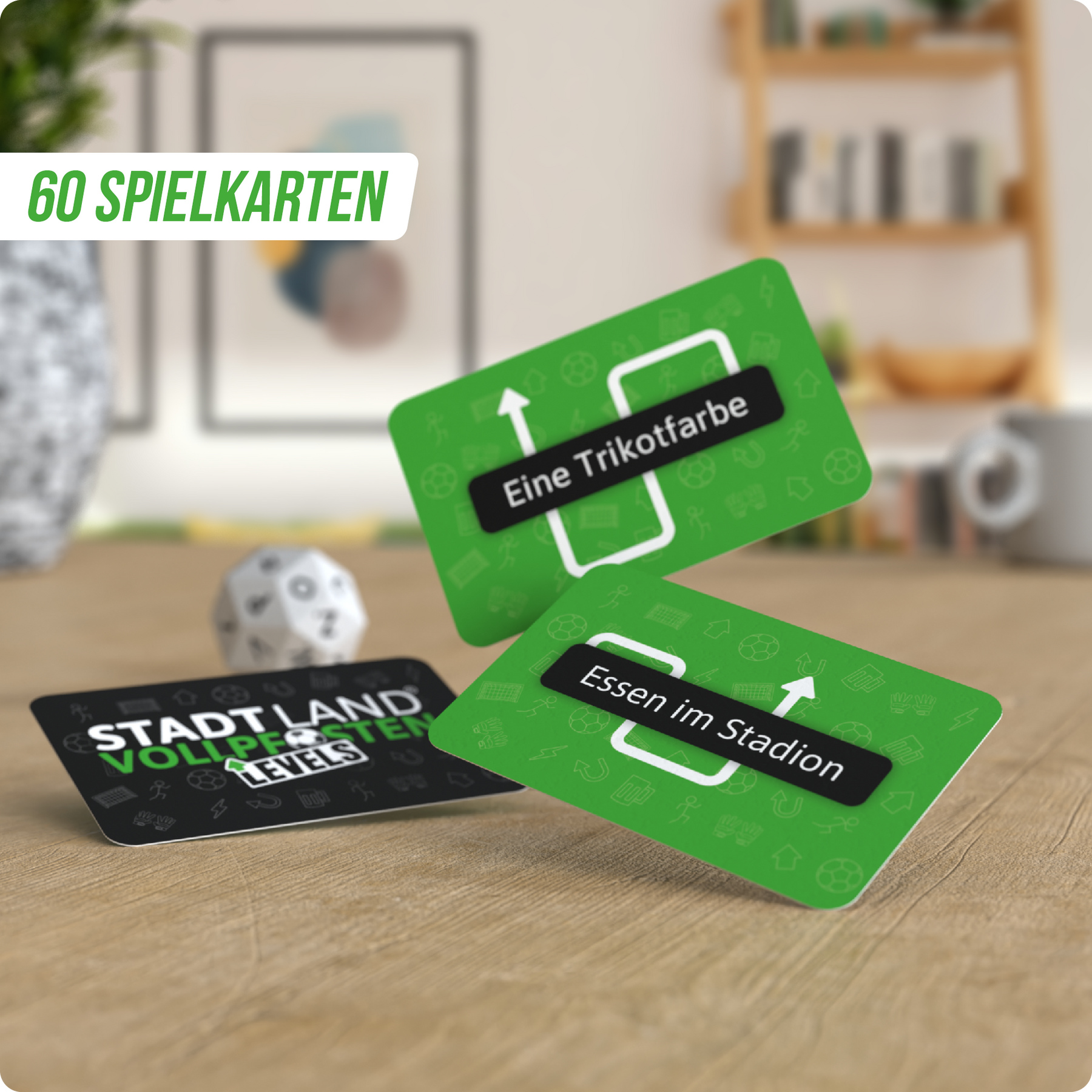 Stadt Land Vollpfosten® Levels | Fußball Edition