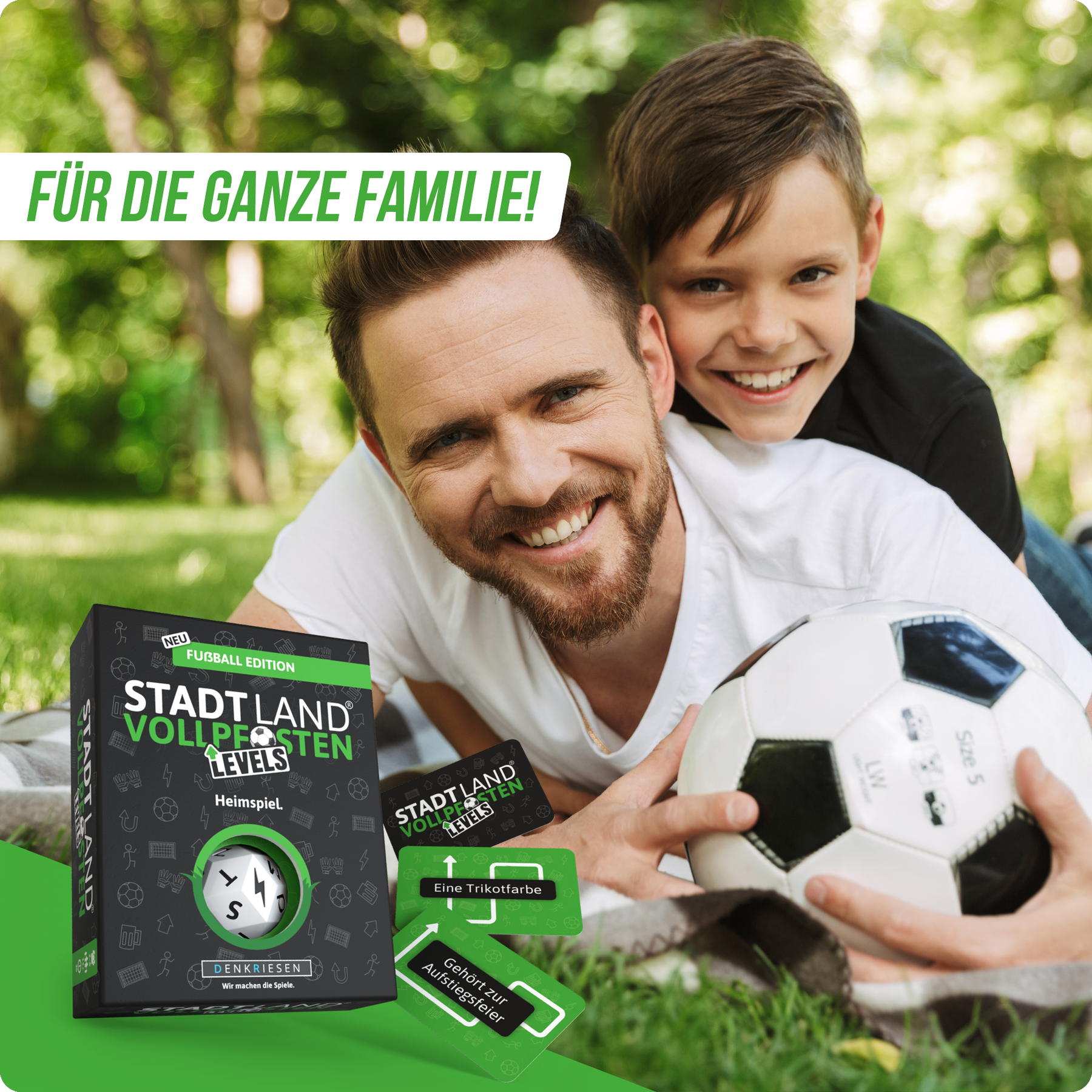 Stadt Land Vollpfosten® Levels | Fußball Edition