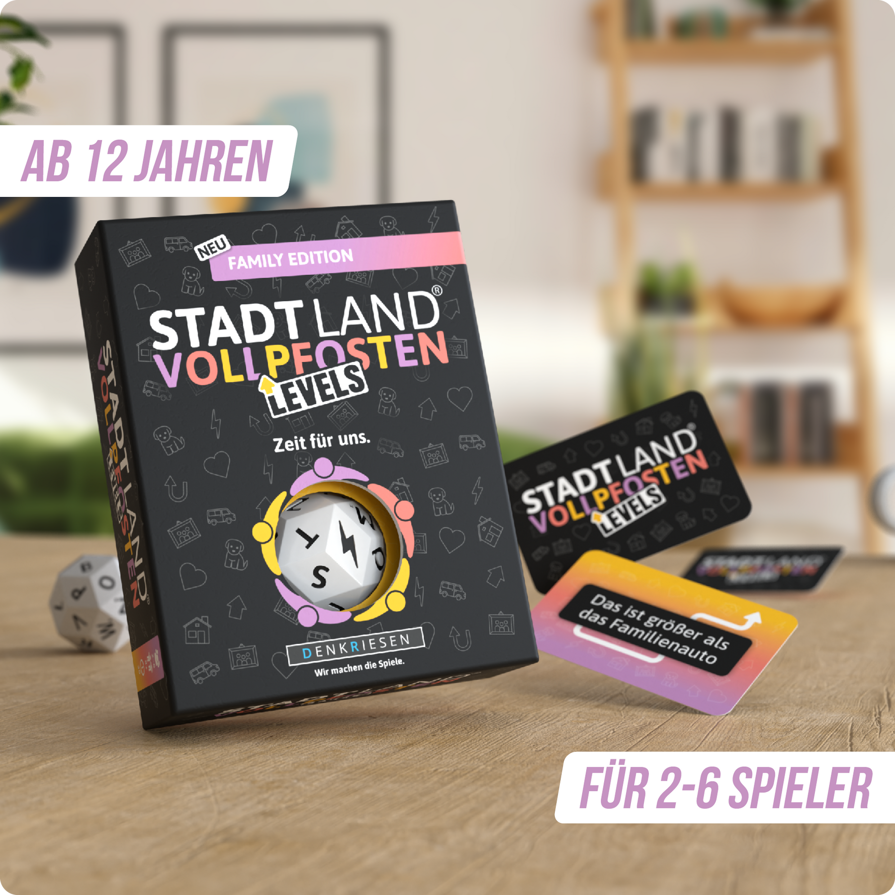Stadt Land Vollpfosten® Levels | Family Edition