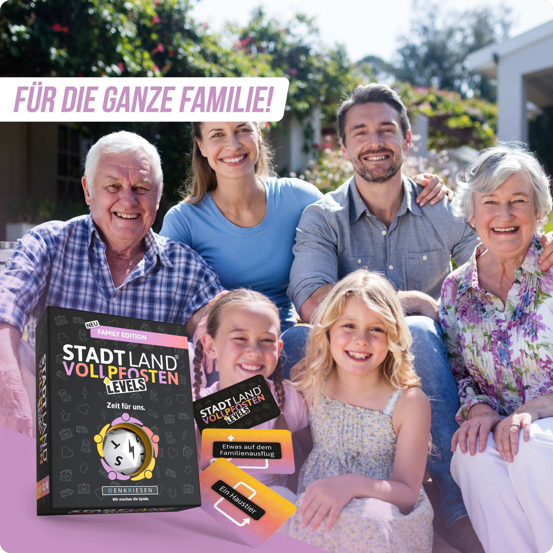 Stadt Land Vollpfosten® Levels | Family Edition