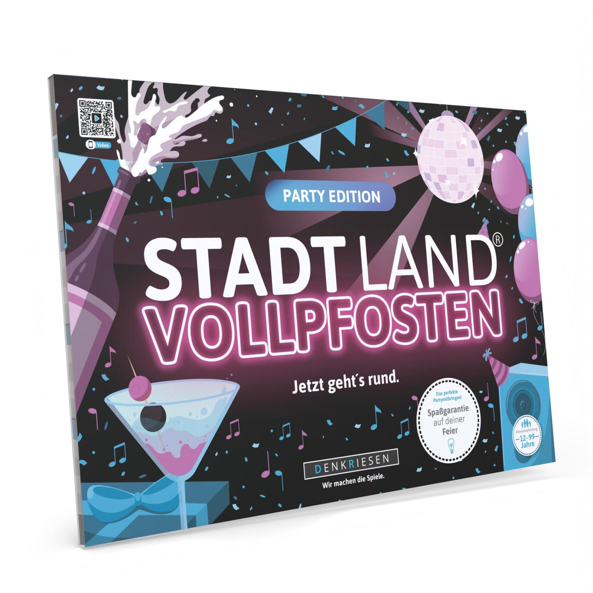 Stadt Land Vollpfosten® Spielblock | Party Edition