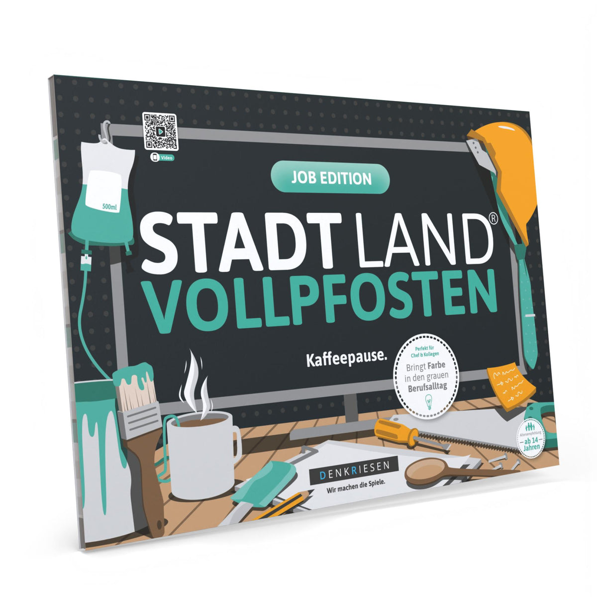 Stadt Land Vollpfosten® Spielblock | Job Edition
