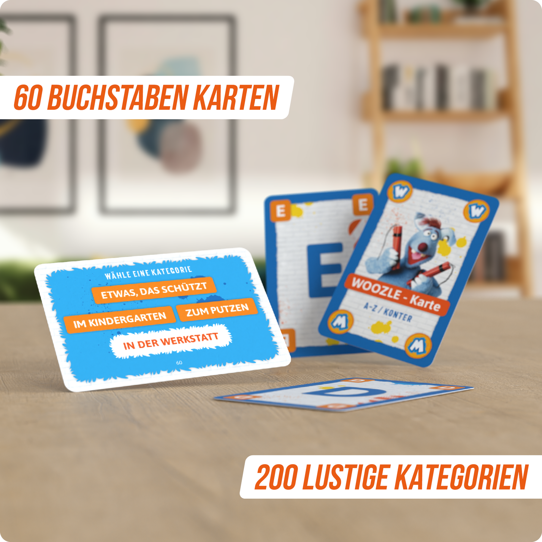 Stadt Land Vollpfosten® Kartenspiel | Woozle Goozle Edition