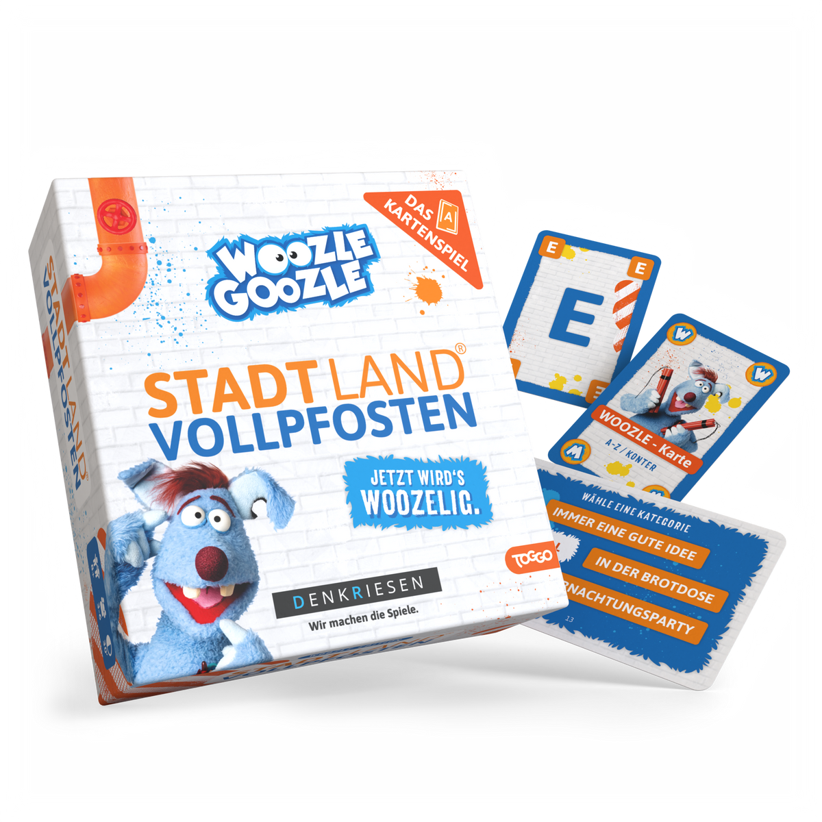 Stadt Land Vollpfosten® Kartenspiel | Woozle Goozle Edition